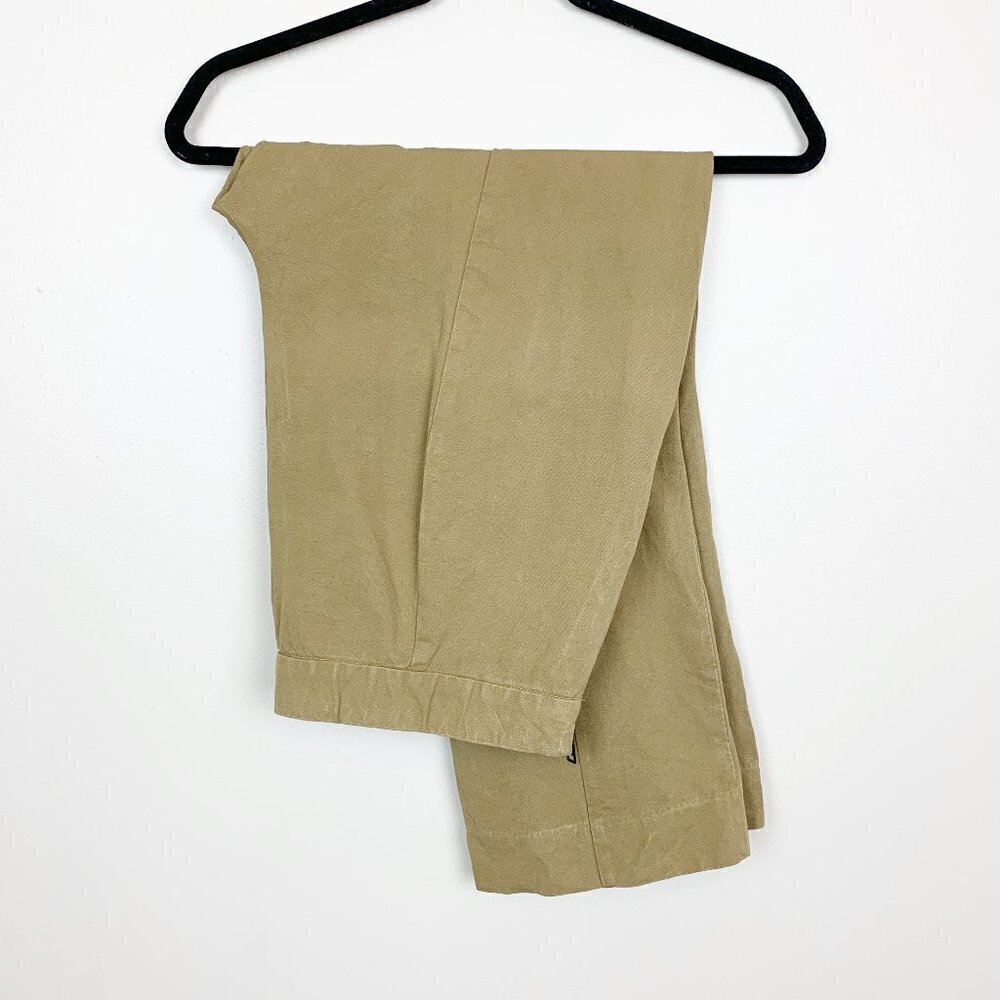 Everlane Side Zip Work Pant - Cropped - Camel / Tan Color - Size 16